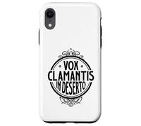 Latin - Vox clamantis in deserto Case for iPhone XR