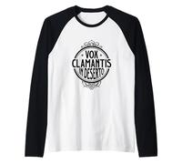 Latin - Vox clamantis in deserto Raglan Baseball Tee