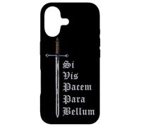 Latin with sword - Si Vis Pacem Para Bellum Case for iPhone 17
