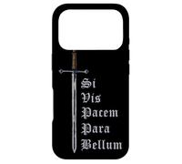 Latin with sword - Si Vis Pacem Para Bellum Case for iPhone 17 Pro