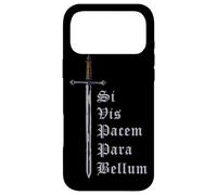 Latin with sword - Si Vis Pacem Para Bellum Case for iPhone 17 Pro Max