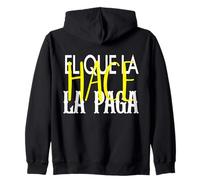 Latina Badass El Que La Hace La Paga Mexican Girl Chingona Zip Hoodie