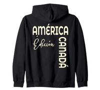Latina Canadá Latino Canadian América Canada Zip Hoodie