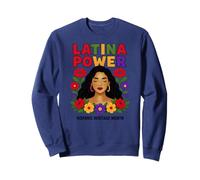 Latina Power Hispanic Heritage Month Floral Pride Sweatshirt