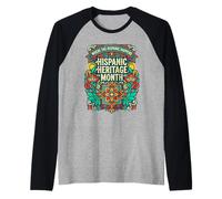 Latina Pride Hispanic Heritage Celebration Raglan Baseball Tee