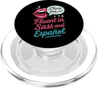 Latina Pride Mujer Poderosa Unapologetic Bilingual Beauty PopSockets PopGrip for MagSafe