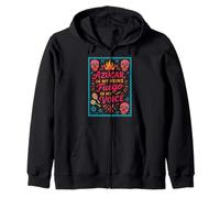 Latina Pride Mujer Poderosa Unapologetic Bilingual Beauty Zip Hoodie