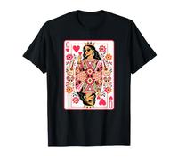 Latina Queen Playing Card Hispanic Culture Heritage Month T-Shirt