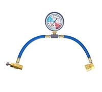 Latinaric R134a Air Conditioning Refrigerant Charging Measuring Hose Recharge Kit With Gauge