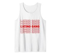 Latino Gang Latin Trap Hip Hop Reggaeton Hispanic Rap White Tank Top