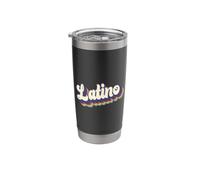 Latino Men Boys, Cinco de Mayo Retro Latin Mexican Hispanic Stainless Steel Insulated Tumbler