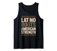 Latino Roots American Strength Hispanic Heritage Month Tank Top