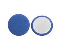 Lationday 20pcs Colorful Cloth-Covered Sewing Buttons, DIY Flat Shank Buttons for Bags, Clothes, Jackets, and Crafts (10mm, Royal Blue)