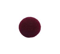 Lationday 20pcs Large Round Fabric Covered Buttons for Overcoats, Cashmere Coat Accessories, DIY Windbreaker Jacket Buttons, Soft Woolen Button Set (28mm, Burgundy)