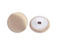 Lationday 20pcs Satin Fabric Covered Buttons, Colorful Cloth Buttons for Sewing, DIY Projects, Suits, Dresses, Blouses (10mm, Navy Blue)