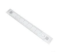 Latitude Longitude Scale Ruler 40cm Transparent Map Tool(TQ29(27.3/29/29.3))