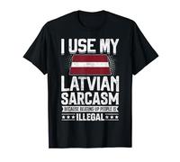 Lativia Flag Souvenirs for Latvians Men & Women T-Shirt