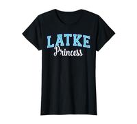 Latke Princess Funny Jewish Food Varisty Letters T-Shirt