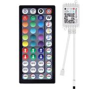 LATKRUU Led Strip Lights 44-Key IR Remote Control+ Controller, Suitable for RGB 5050 Led Strip (1 Ports)