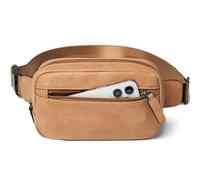 LATMAP 2L Bumbag Fanny Packs for Women Man Belt Bag Small Fashion Crossbody Bag Waist Pack Faux Leather Waterproof Chest Bag Trendy Tan