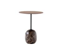 Lato LN8 Coffee Table Lacquered Walnut/ Emparador Marble