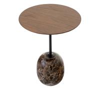 Lato LN8 Side Table, Walnut Top Walnut