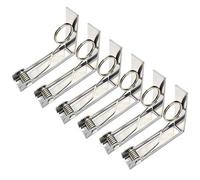 Latomex Tablecloth Clips, Set of 6 Extra Large Table Cover Cloth Clamps for Home Party & Picnic(Up to 2.4")