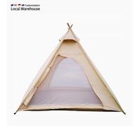 Latourreg Waterproof All-Season Pyramid Tent, Double Layer, Khaki in White Latourreg White