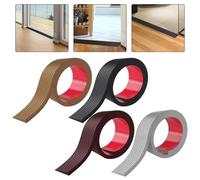 LatoYard 10FT Garage Threshold Ramp Floor Transition Strip for Wheelchair, Scooter and Stroller - 5cm Width, Rubber Ramp in Black/Grey/Shallow Brown/Dark Brown Door Lock