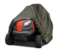 LatoYard 210D Oxford Riding Lawn Mower Cover Heavy Duty Waterproof Weatherproof Protector for Garden Tractors with Adjustable Straps Green(L)