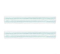 LatoYard 2pcs Microfiber Replacement Cloths for Leifheit XL Wet and Dry Window Cleaner Squeegee Cover 16.5x2.6in White
