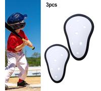 LatoYard 3 Pack Crotch Protector with Hard Plastic Shell, Resistant | Athletic Cup Hockey, Karate & Taekwondo Training, Comfortable Groin Guard Youth and Adult Athletes, White