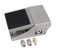 LatoYard 3-Way 2-Position Pneumatic Foot Pedal Valve, 1/4" PT Thread, 145 PSI Max Working Pressure, for Industrial Automation & Automotive