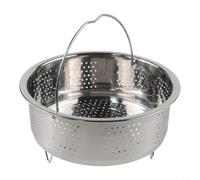 LatoYard 304 Stainless Steel Steamer Basket for Rice Cooker 1.6L 2L, Easy Clean Veg Dumpling Steaming Rack(20CM)