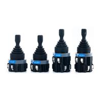 LatoYard 30mm for Black Toggle Rocker Cross Switch 2 Way 4 Way Self Locking for Auto Reset for Heavy Duty Copper Contact Machinery