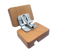 LatoYard 4 Pack 180 Degree Adjustable Locking Hinge, Zinc Alloy Folding Table Hinge DIY Projects, Camping Gear, Drop for Leaf