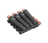 LatoYard 45mm Non-Coating Welding Tips 15AK, 10PCS Copper for Torch