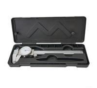 LatoYard 6-Inch Dial Caliper with 0.001" Accuracy, Stainless Steel Vernier Measurement Tool for Inside/Outside/Depth/Step Gauging