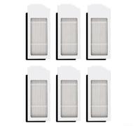 LatoYard 6-Pack Replacement Filters for Ecovacs for deebot N20 X1 for t10 Series Robot Vacuum, Washable & Reusable, Hard-Wearing Non-Woven