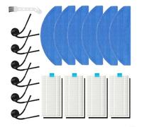 LatoYard Accessory Set for Tikom L8000 Plus for medion X20 SW+ MD11415 Robot Vacuum Including Side Brushes HEPA Filters Mop Pads and Cleaning Brush