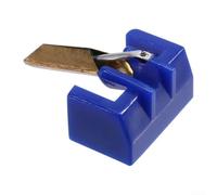 LatoYard Blue Stylus Needle for Sanyo Lenco Turntables Replacement Diamond Tip ABS Record Player Part 5x4x3cm