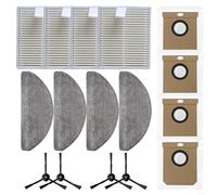 LatoYard Complete Accessory Kit for Hoover HG4 Pro Robot Vacuum Featuring Side Brushes, Filters, Mop Cloths and Dust Bags for Pet Hair