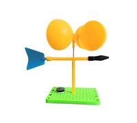 LatoYard DIY Wind Vane Anemometer Kit, Educational Weather Station Model with for Compass, STEM Science Experiment and Teens