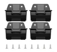LatoYard for igloo Cooler Hinges Replacement Parts for 25QT 52QT 72QT BMX, Easy Install Plastic Lid Repair Kit(4sets)