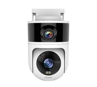 LatoYard for tuya WiFi Dual Lens Camera 173mm Two-Way Audio for tuya | Real-time intercom, built-in mic and speaker, talk to family remotely, clear voice transmission