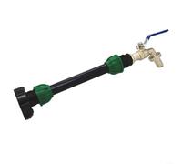 LatoYard Garden Watering S60x6 IBC Tank Adapter, Simple Install Plastic Fitting for Rain Collection and Outlet Systems