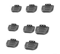 LatoYard Metal Bike Foot Pegs 11x6.7cm Wide Platform Black | Thickened , integrated molding, high load capacity, for impact resistant, no bending