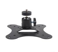 LatoYard Projector Mount Ceiling Wall Bracket 360 Degree Rotation Sturdy Metal Stand for Office School Home Theatre Setup