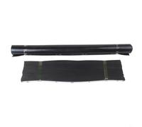 LatoYard Retractable Protective Accordion Dust Cover for Bridgeport Milling Machines, CNC Machine Tool Accessory, Rubber, Black, 400x600mm