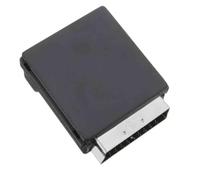 LatoYard SCART to 3 S-Video Composite Converter, Switchable Input Output Adapter DVD Recorder Projector Satellite Box for Black